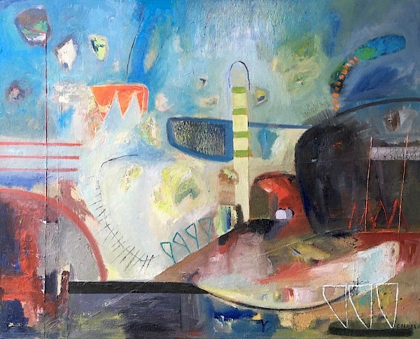 Weitblick, 100 x 80 cm, Öl auf Leinwand, 2007