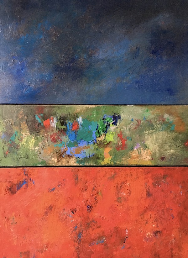 Himmel und Mohn, 100 x 140 cm, Öl auf Leinwand, 2005